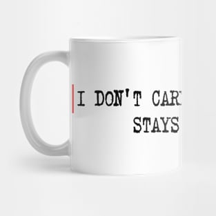 I don't care who leaves or stays anymore. Mug